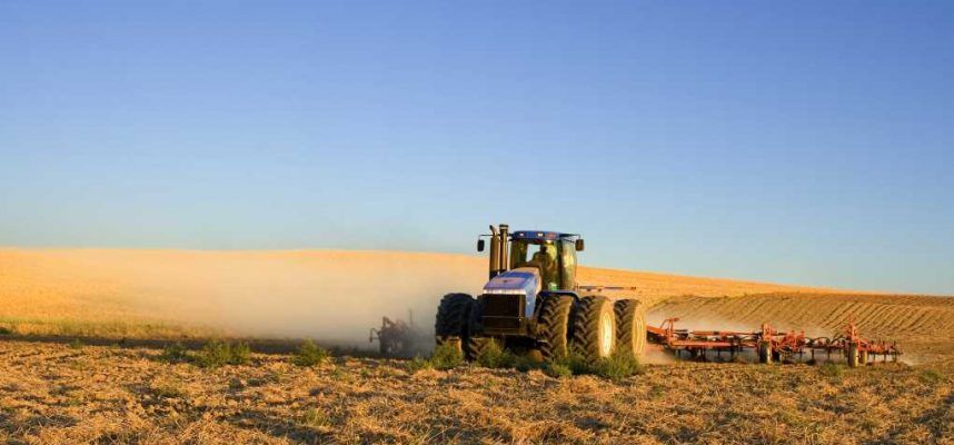 Tractor en campo